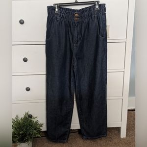 Women's High-Rise Paperbag Ankle Jeans - U…